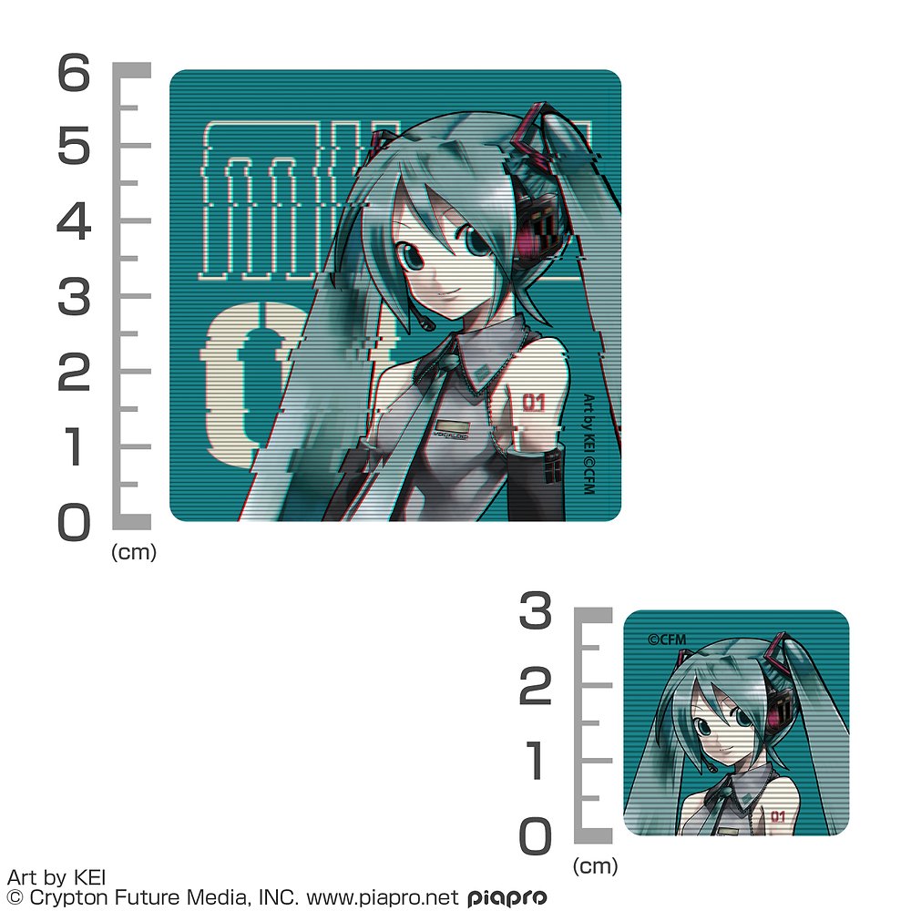 初音ミク ミニステッカーセット [初音ミク] | 公式キャラクターグッズ