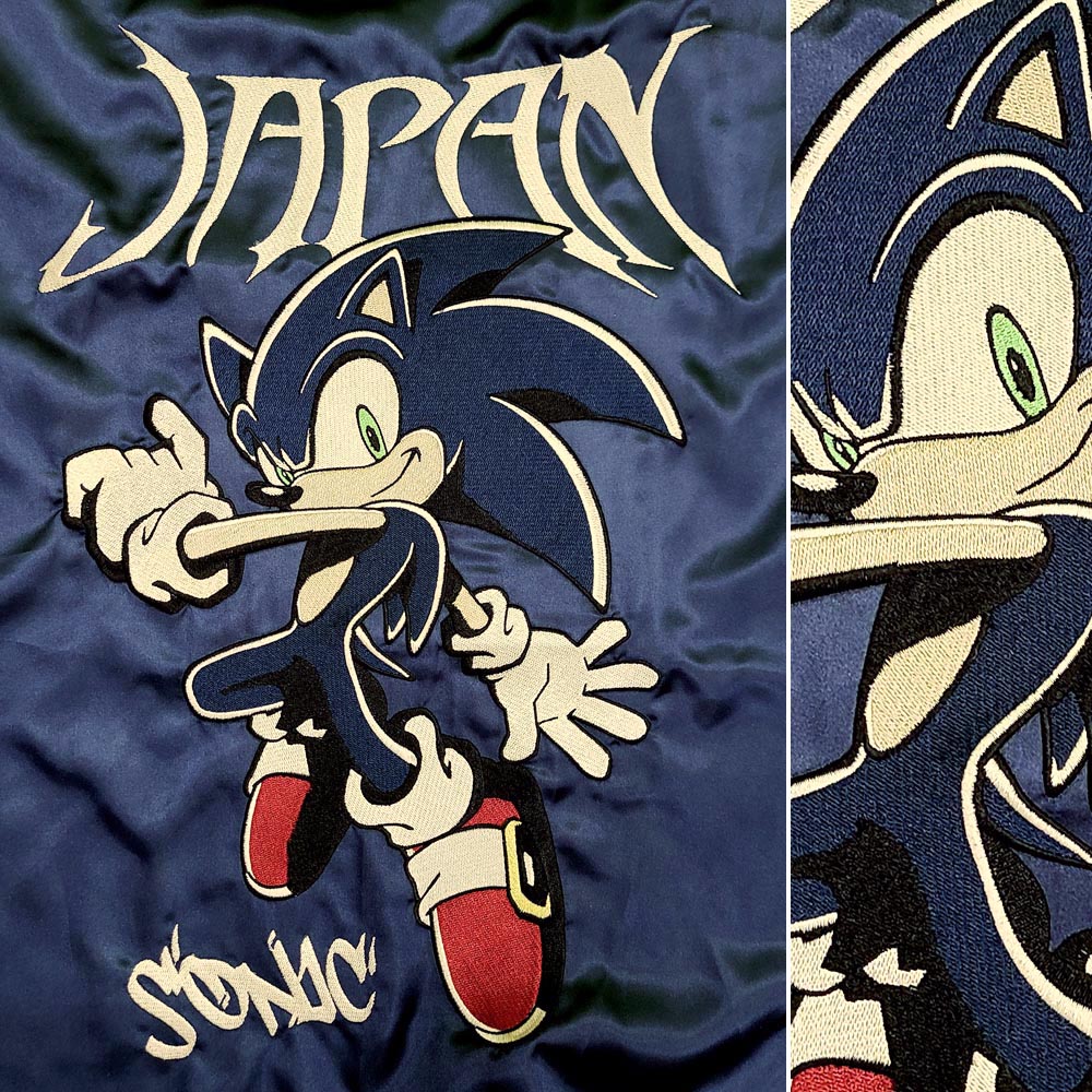 ソニック・ザ・ヘッジホッグ スカジャン [ソニック・ザ・ヘッジホッグ