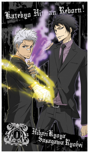 10年後了平＆雲雀ビッグタオル [家庭教師ヒットマンREBORN