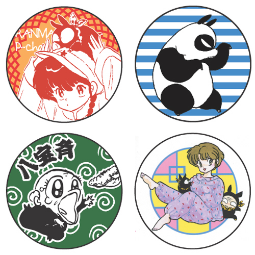 らんま1/2缶バッチセット [らんま1／2] | キャラクター公式グッズ