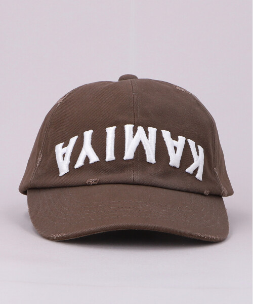 KAMIYA x CA4LA UPSIDEDOWN KAMIYA CAP(ONESIZE BLACK): キャップ帽子