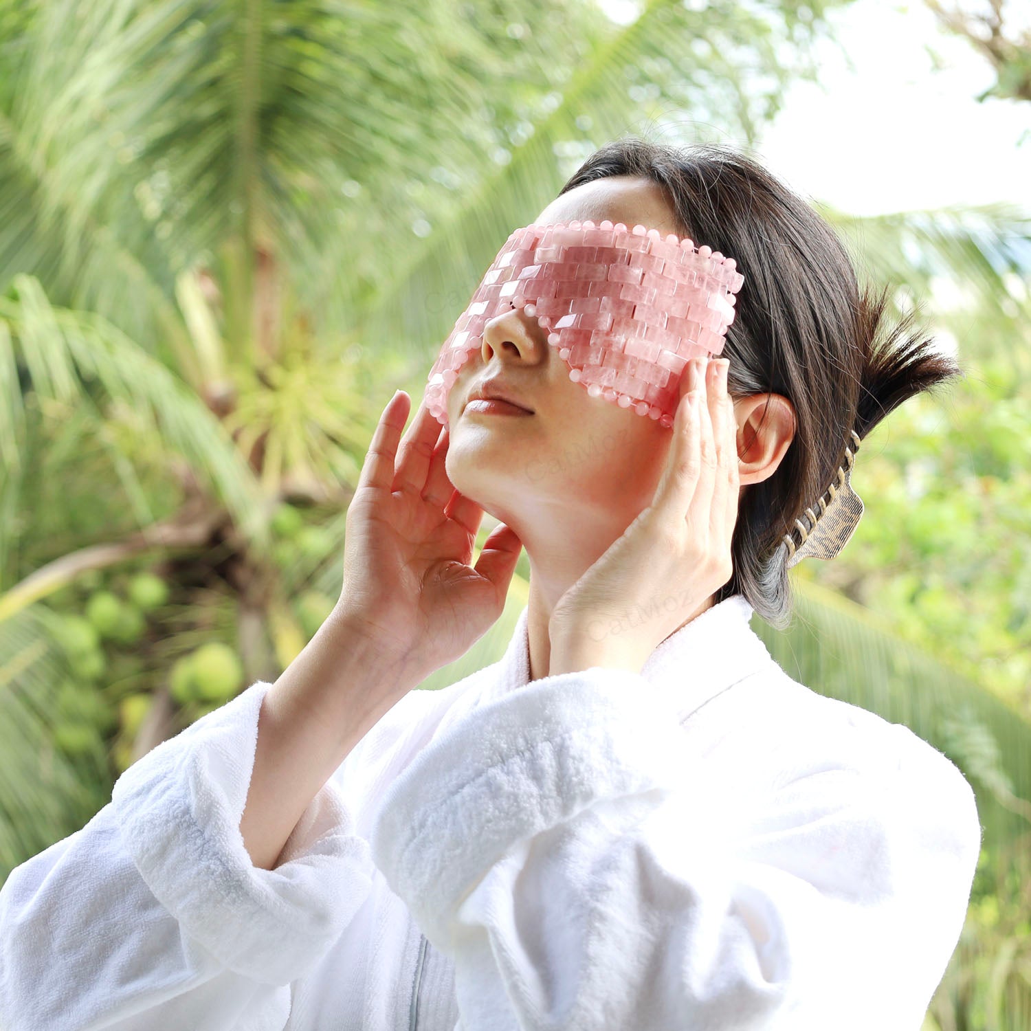 CatMoz | CatMoz ローズクォーツ 冷却アイマスク｜クマ・むくみ対策