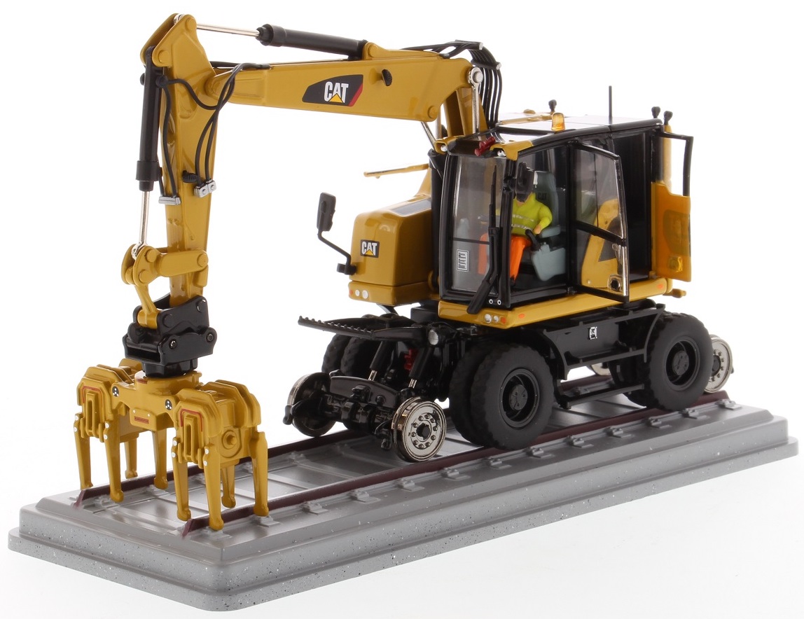 Cat Diecast M323F Railroad Wheeled Excavator 85662 - Cat® Diecast