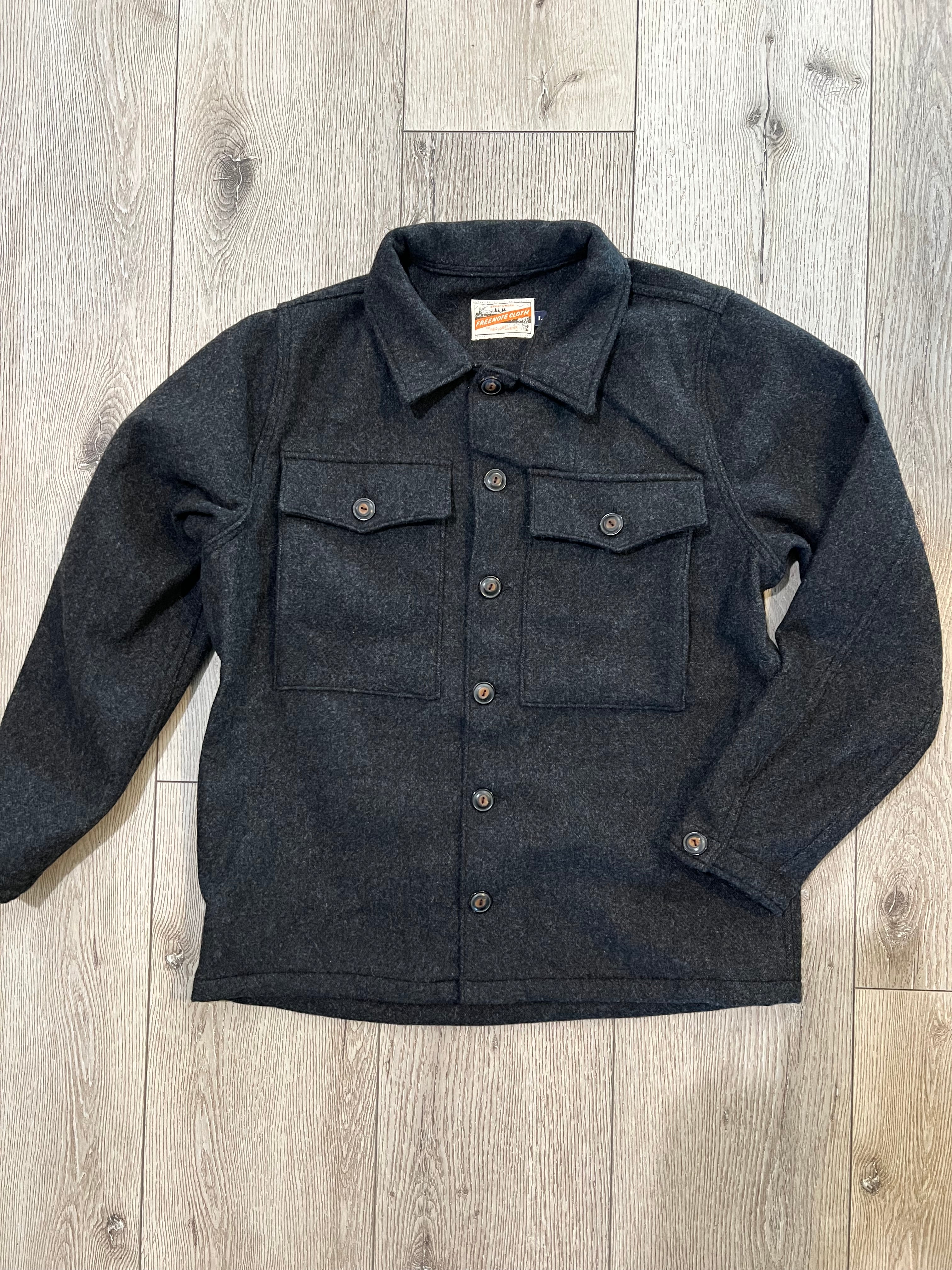 MIDWAY WOOL CPO CHARCOAL
