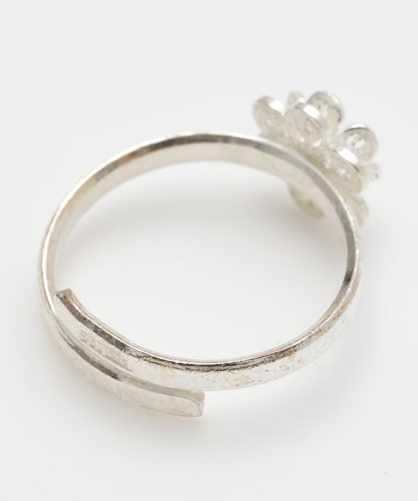 シルバー925】クラシックフラワーリング（Made inマルタ島