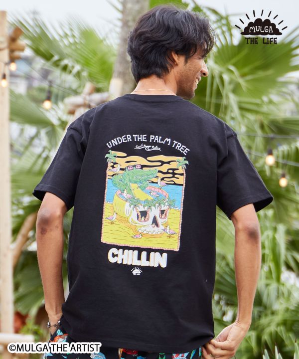 MULGA THE LIFEモルガチルメンズTシャツ(BK CROC): 『Kahiko(カヒコ