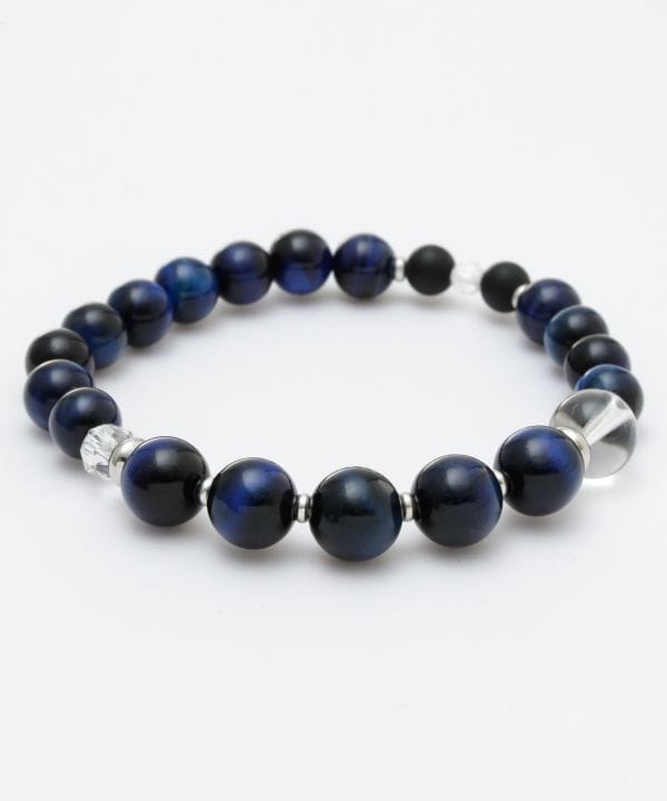 ラピスタイガーアイ 12mmブレスレット(LAPIS TIGER EYE): 『岩座