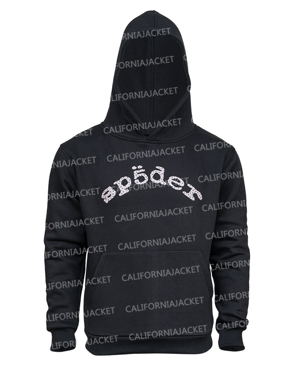 Sp5der VVS Black Hoodie | Unisex Black Hoodie