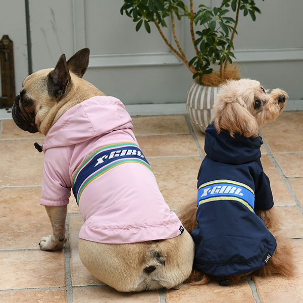 X-girl（エックスガール）ロゴマウンテンパーカー | 犬服・ドック