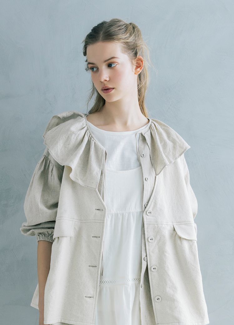 Samansa Mos2 2026 SPRING クロスリネンLP｜レディースファッション