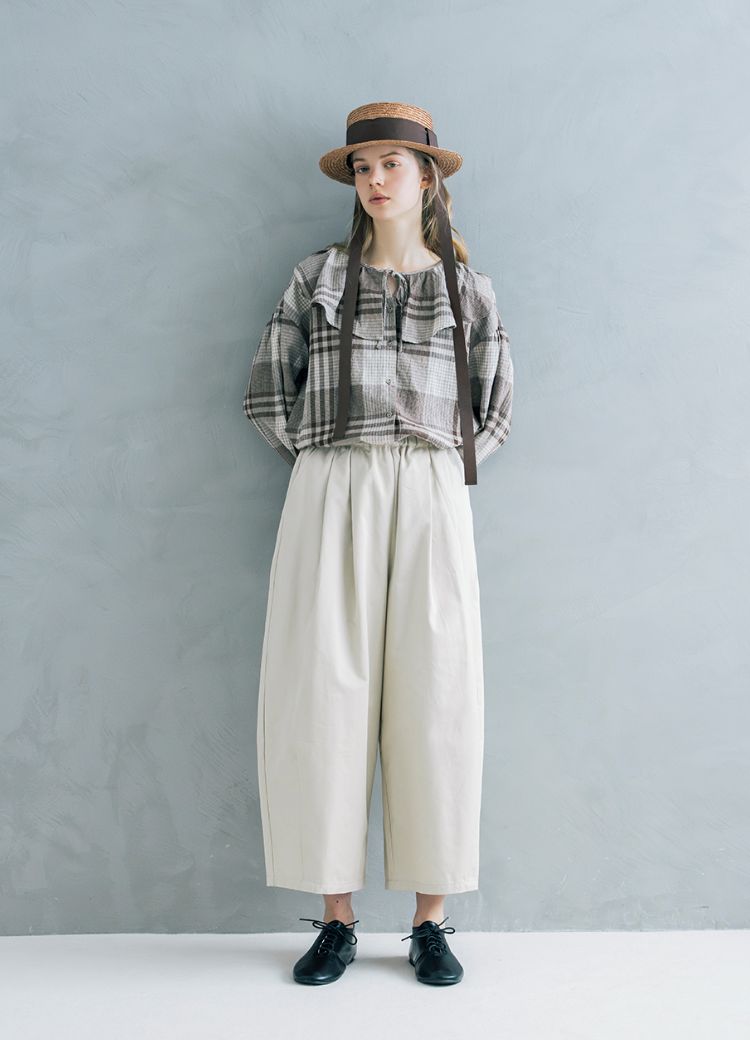 Samansa Mos2 2026 SPRING クロスリネンLP｜レディースファッション