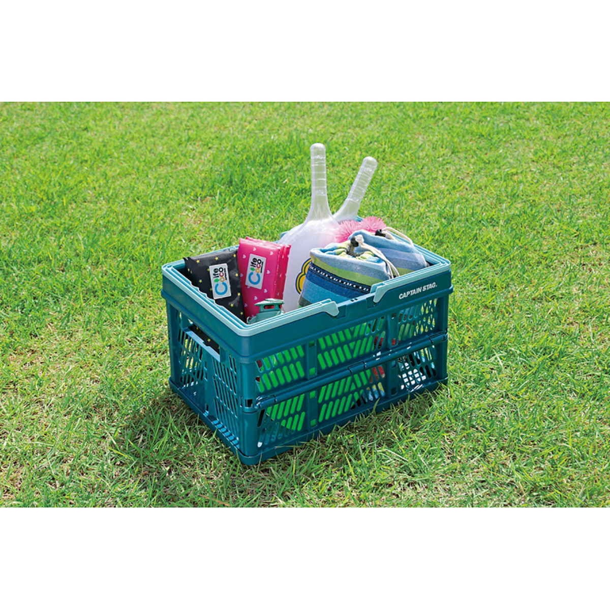 取ッ手付FDコンテナ＜M＞ ネイビー - アウトドア・キャンプ用品