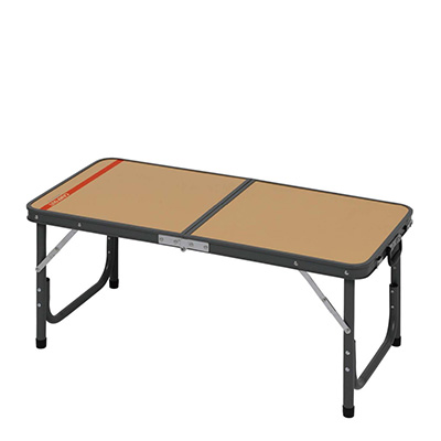 キャンプアウト アルミフォーウェイテーブル 90×45cm （タン