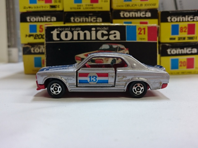 トミカ ニッサン スカイライン HT 2000 GTR レーシング 黒箱 日本製 1