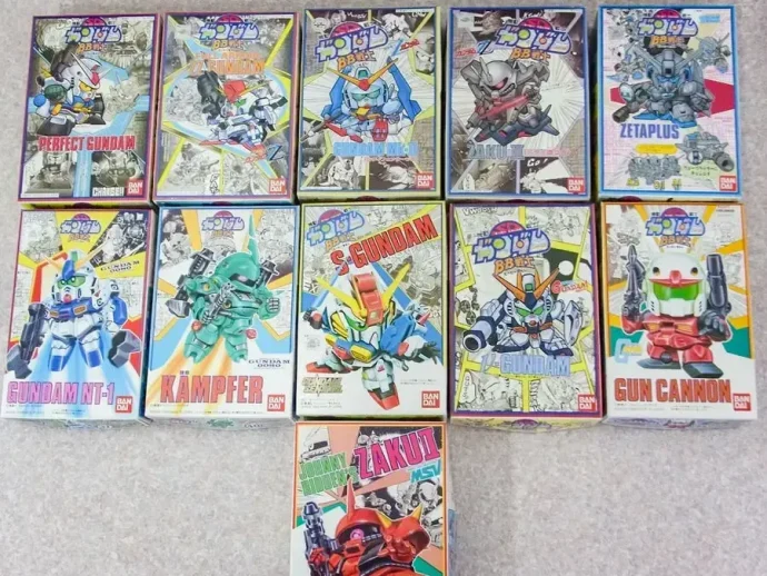 店頭】埼玉県羽生市のプラモデル買取実績｜SDガンダムBB戦士の旧キット