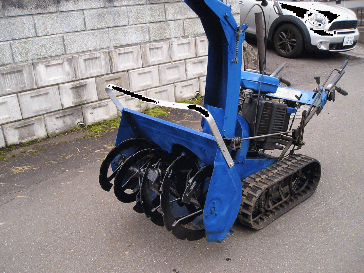 除雪機 ヤマハ 8馬力除雪機 YT－875 整備済み 良く飛びます｜除雪だ