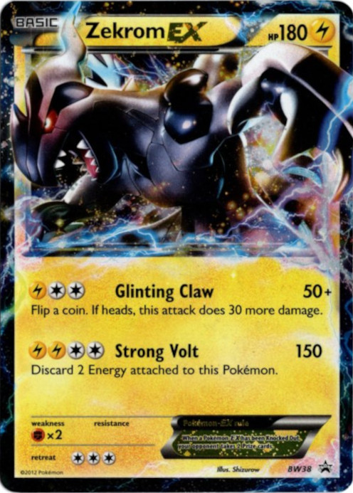 ゼクロムEX 海外版 英語版 プロモ Zekrom EX - BW38 -【Card Chicken】