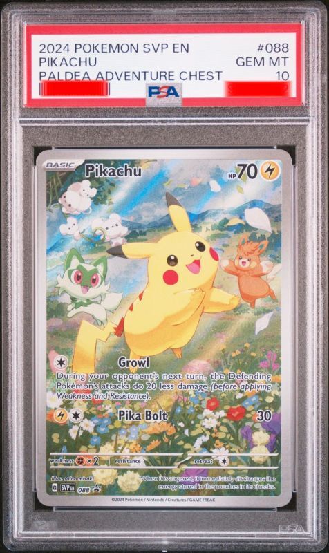 ピカチュウ 海外版 英語版 プロモ Pikachu - SVP088 - PSA10【Card