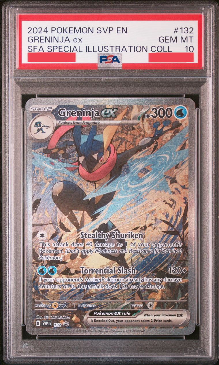 ゲッコウガex SAR 海外版 英語版 プロモ Greninja ex - SVP132 - PSA10