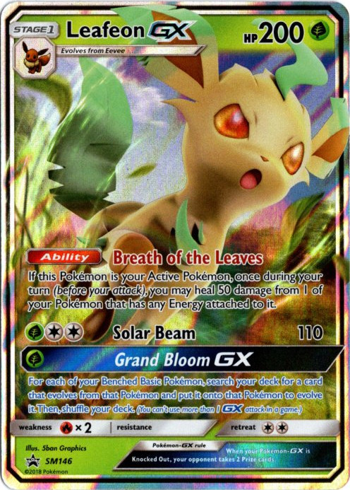 リーフィアGX 海外版 英語版 プロモ Leafeon GX - SM146 -【Card Chicken】