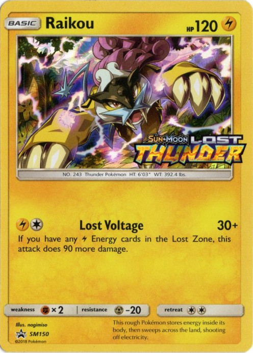 ライコウ 海外版 英語版 プレリリース プロモ Raikou - SM150 -【Card