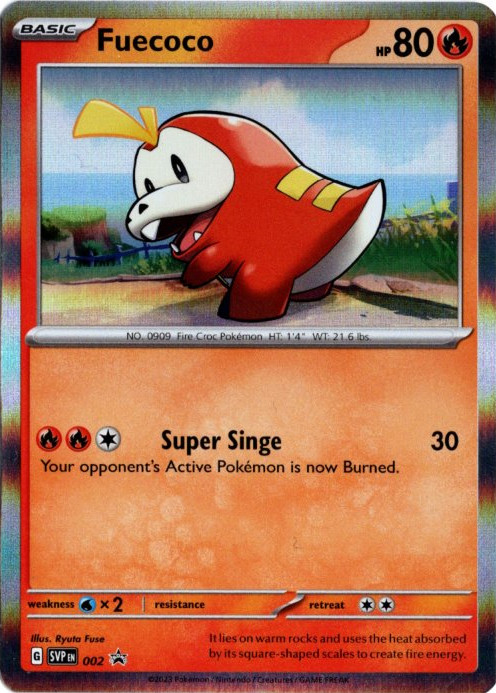 ホゲータ 海外版 英語版 プロモ Fuecoco - SVP002 -【Card Chicken】