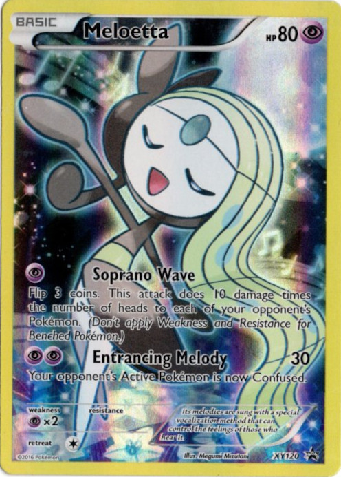 メロエッタ CP5 海外版 英語版 プロモ Meloetta - XY120 -【Card Chicken】