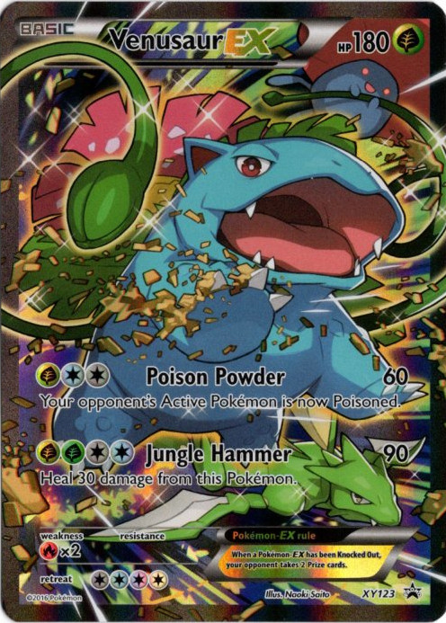 フシギバナEX 海外版 英語版 プロモ Venusaur EX - XY123 -【Card