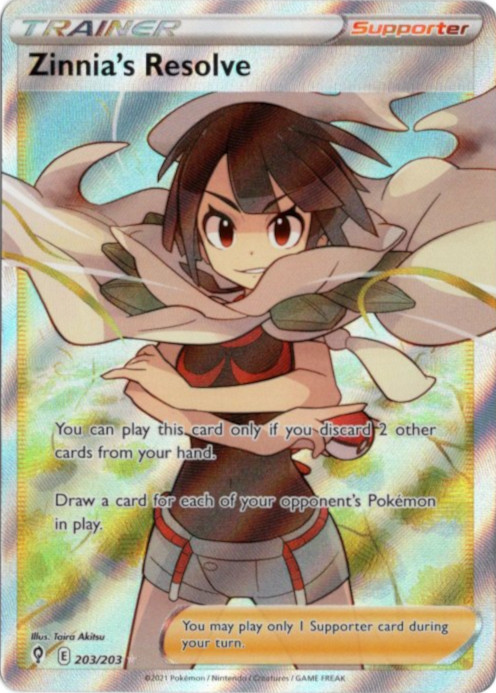 ヒガナの決意 SR 海外版 英語版 Zinnia's Resolve - 203/203 -【Card