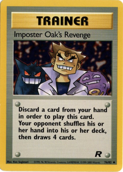 にせオーキドの逆襲 海外版 英語版 アンリミ Imposter Oak's Revenge