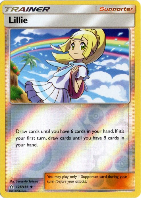 リーリエ 海外版 英語版 リバホロ Lillie - 125/156 -【Card Chicken】