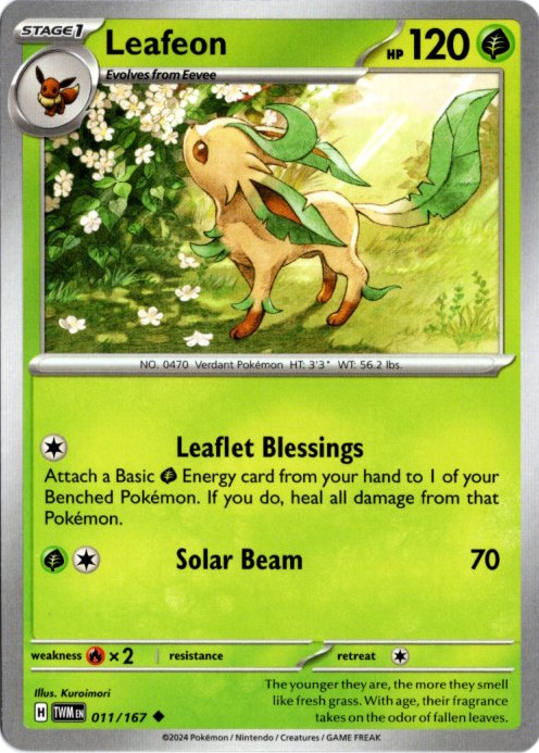 リーフィア 海外版 英語版 Leafeon - 011/167 -【Card Chicken】