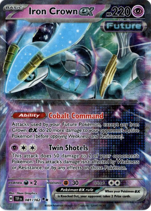 テツノカシラex 海外版 英語版 Iron Crown ex - 081/162 -【Card Chicken】