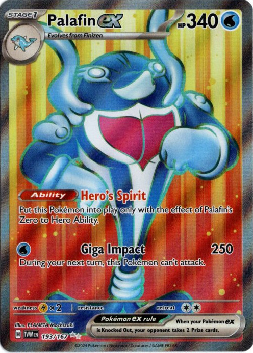 イルカマンex SR 海外版 英語版 Palafin ex - 193/167 -【Card Chicken】