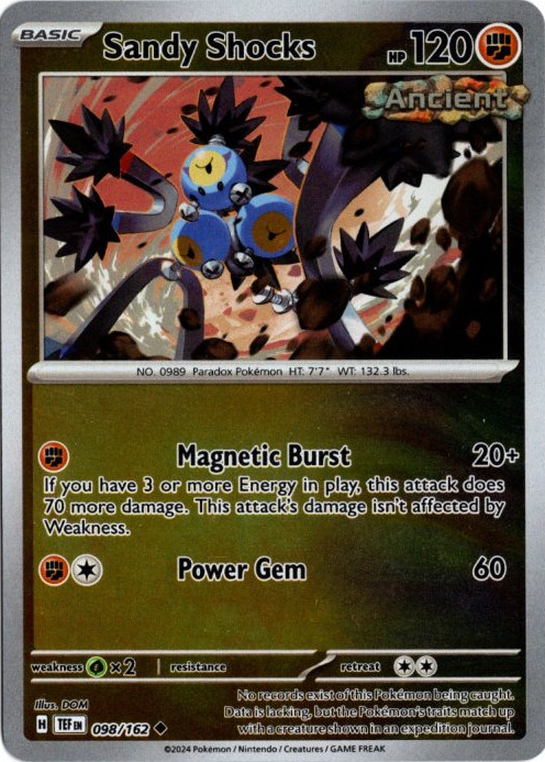 スナノケガワ 海外版 英語版 リバホロ Sandy Shocks - 098/162 -【Card
