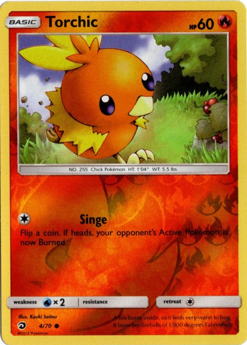 アチャモ 海外版 英語版 リバホロ Torchic - 4/70 -【Card Chicken】