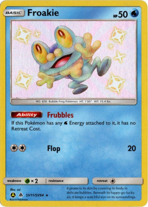 ケロマツ S 海外版 英語版 色違い Froakie - SV11/SV94 -【Card Chicken】