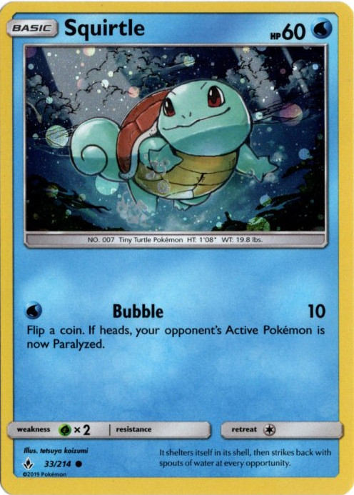 ゼニガメ 海外版 英語版 プロモ Squirtle - 33/214 -【Card Chicken】