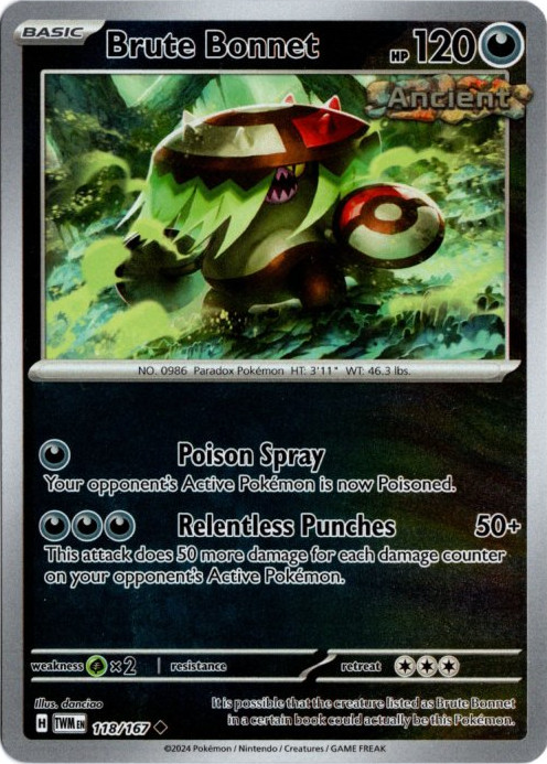 アラブルタケ 海外版 英語版 リバホロ Brute Bonnet - 118/167 -【Card