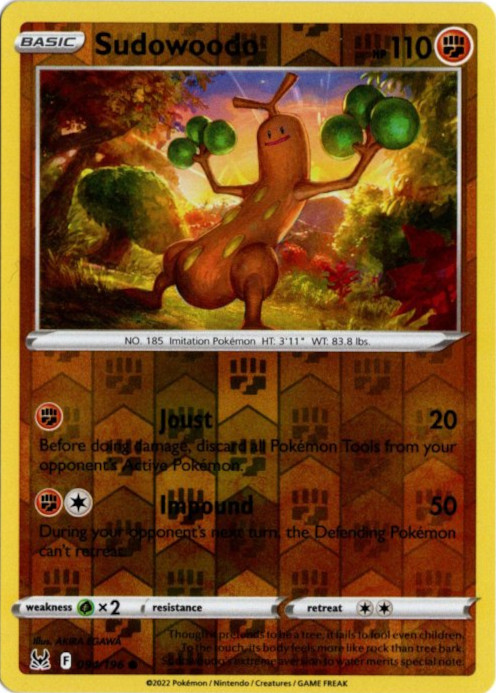 ウソッキー 海外版 英語版 リバホロ Sudowoodo - 094/196 -【Card