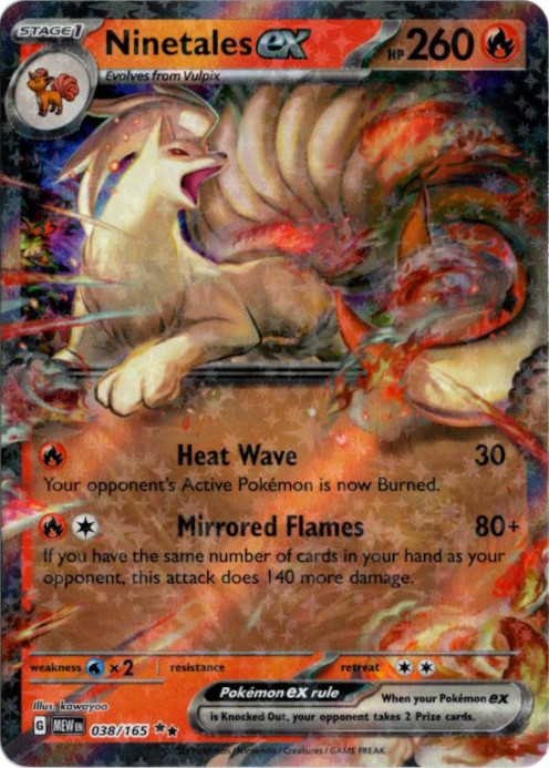 キュウコンex 海外版 英語版 Ninetales ex - 038/165 -【Card Chicken】