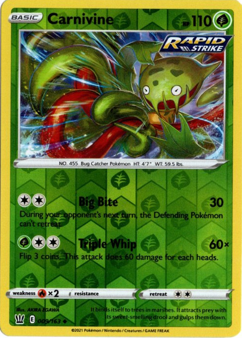 マスキッパ 海外版 英語版 リバホロ Carnivine - 009/163 -【Card