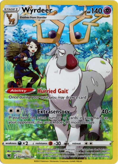 アヤシシ CHR 海外版 英語版 Wyrdeer - TG06/TG30 -【Card Chicken】