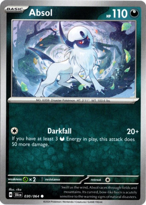 アブソル 海外版 英語版 Absol - 030/064 -【Card Chicken】
