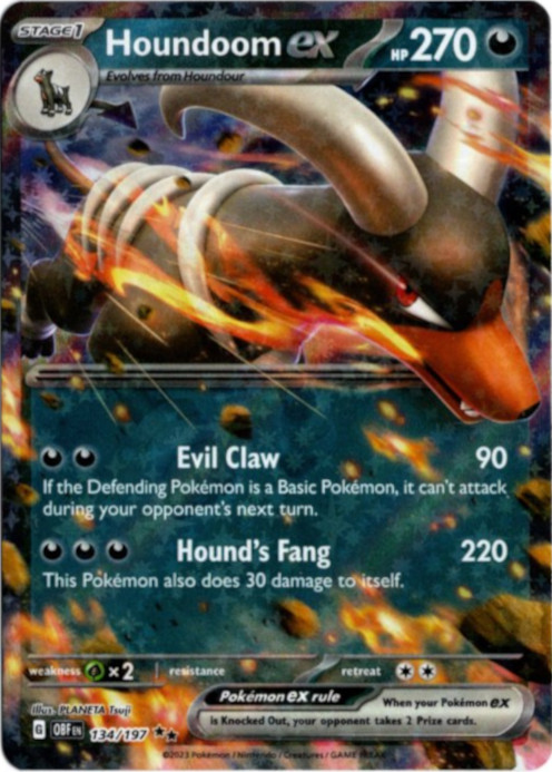 ヘルガーex 海外版 英語版 Houndoom ex - 134/197 -【Card Chicken】