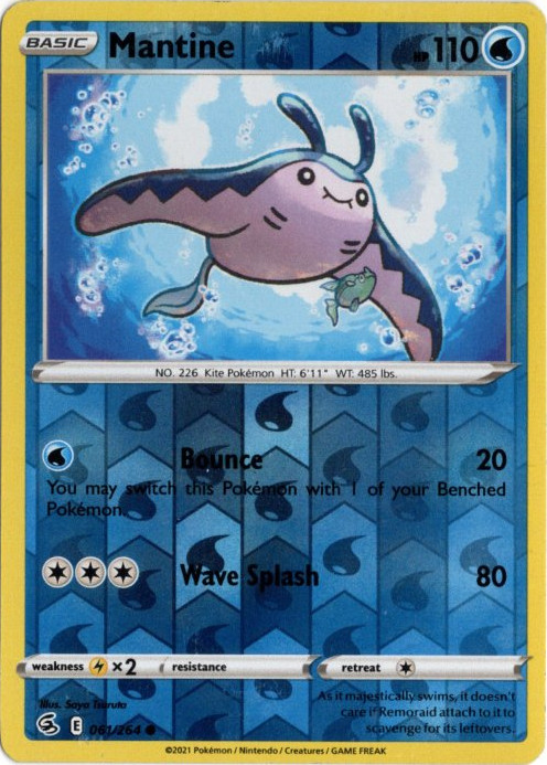 マンタイン 海外版 英語版 リバホロ Mantine - 061/264 -【Card Chicken】