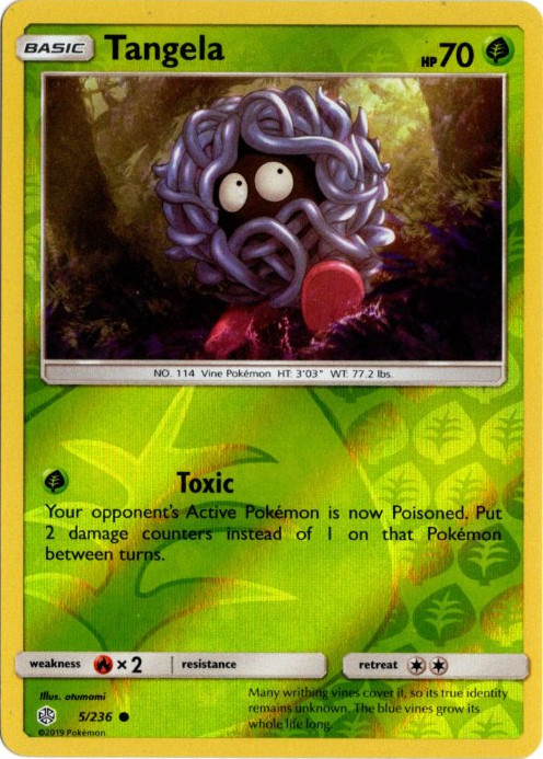 モンジャラ 海外版 英語版 リバホロ Tangela - 5/236 -【Card Chicken】