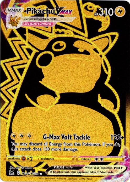 ピカチュウVMAX UR 海外版 英語版 Pikachu VMAX - TG29/TG30 -【Card