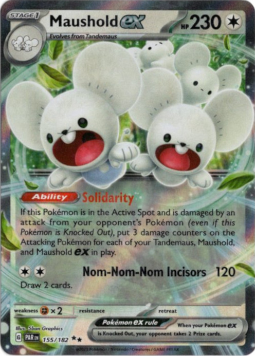 イッカネズミex 海外版 英語版 Maushold ex - 155/182 -【Card Chicken】