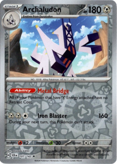 ブリジュラス 海外版 英語版 リバホロ Archaludon - 107/142 -【Card